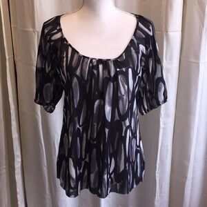 Canyon River Blues Blouse Sz L